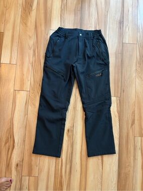 Nonwe Men’s Fleece Lined Soft-shell Oudoor Cargo Pants